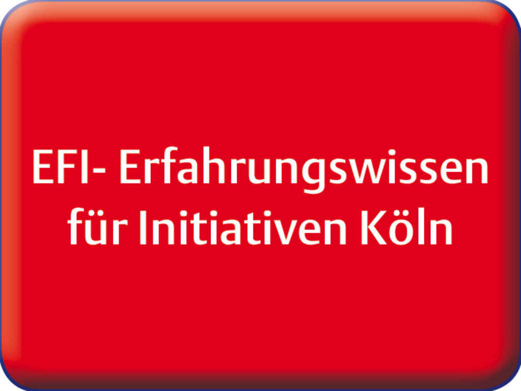 EFI- Erfahrungswissen für Initiativen Köln