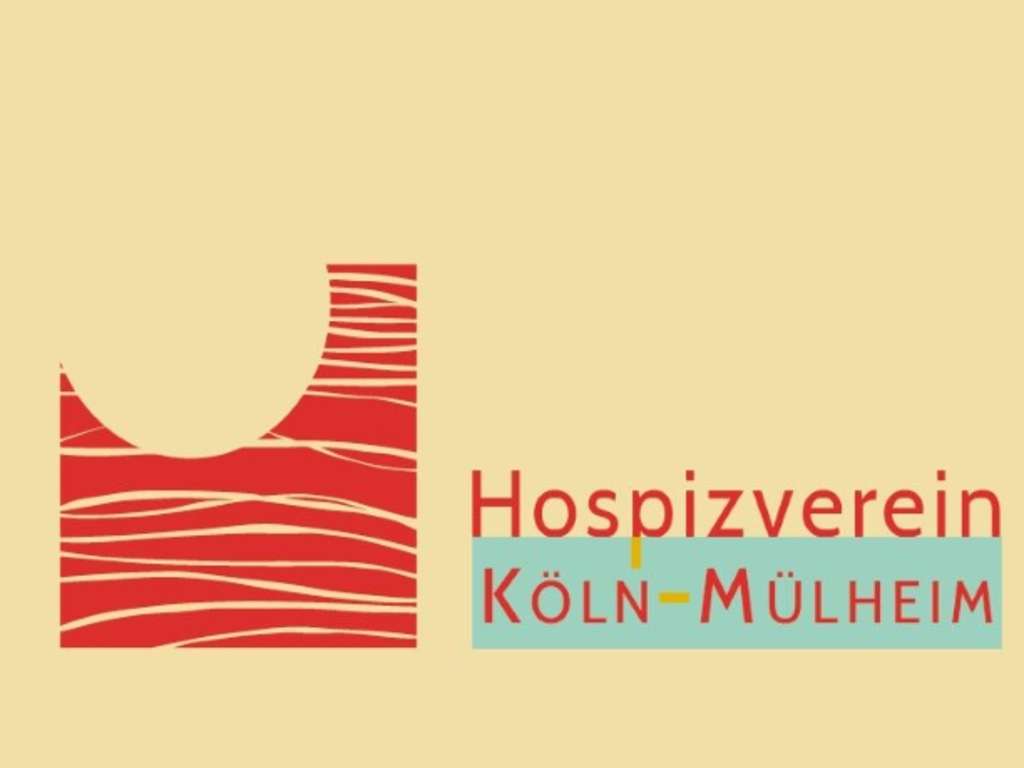 abstraktes Logo mit der Aufschrift Hospizverein Köln-Mülheim
