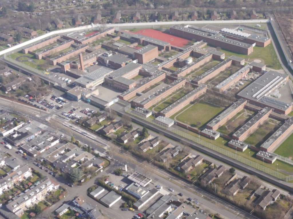 Luftbild der JVA Köln     