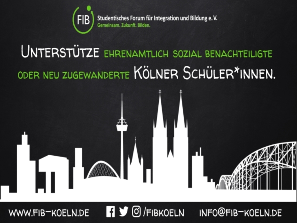 schwarzes Logo mit weißer Köln-Skyline, darüber Schriftzug des Vereins in weiß/grün