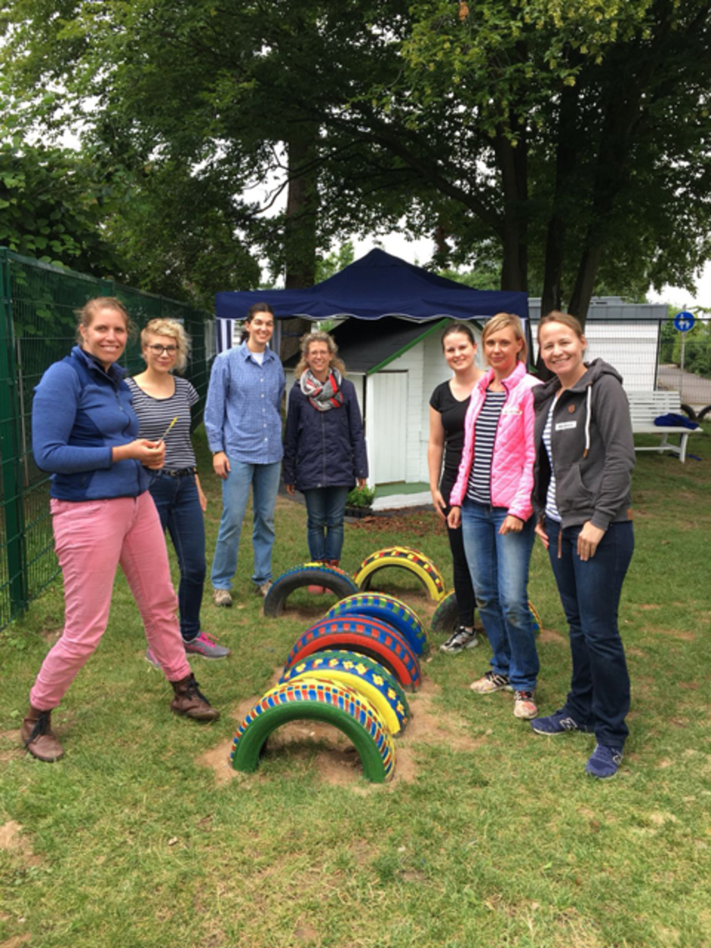 Anlegen eines Erlebnispfades während der Aktion StadtAktiv 2018