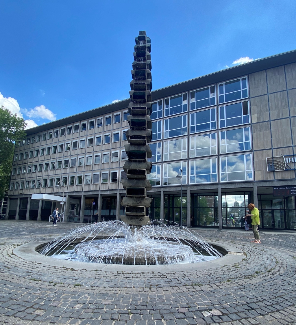 Foto vom Börsenplatzbrunnen