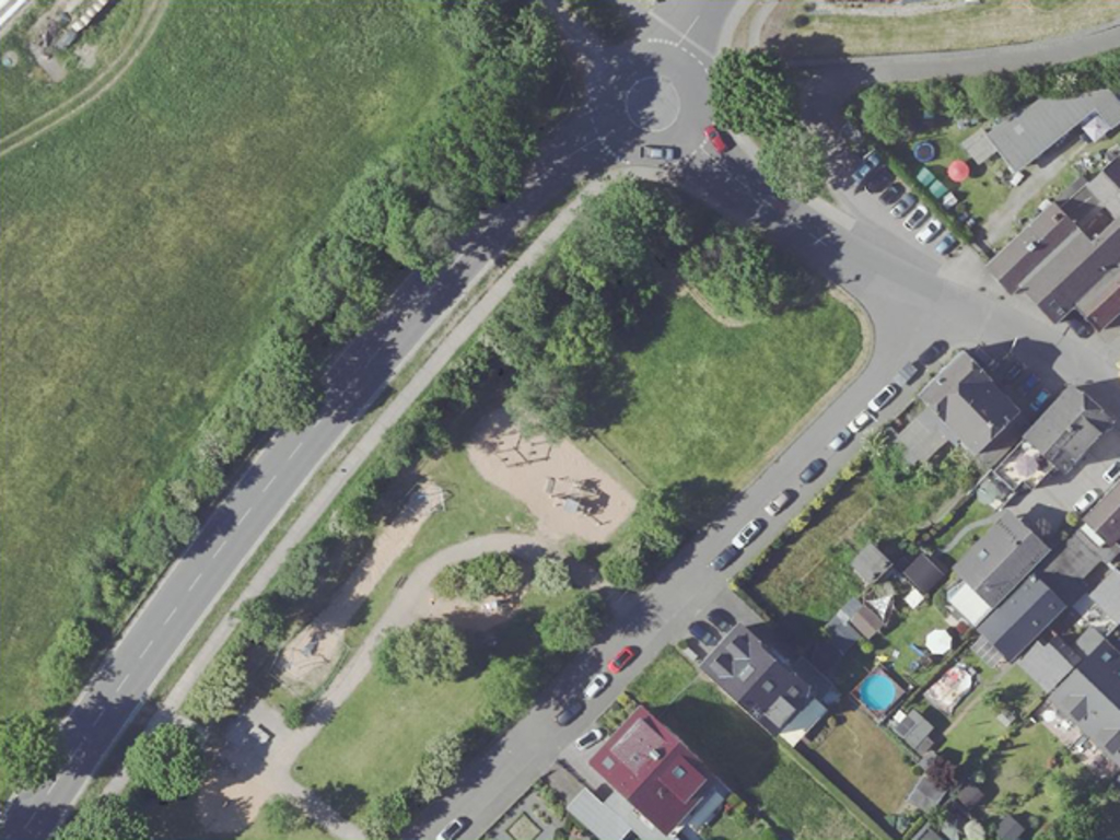 Hitdorfer Fährweg, Lageplanausschnitt