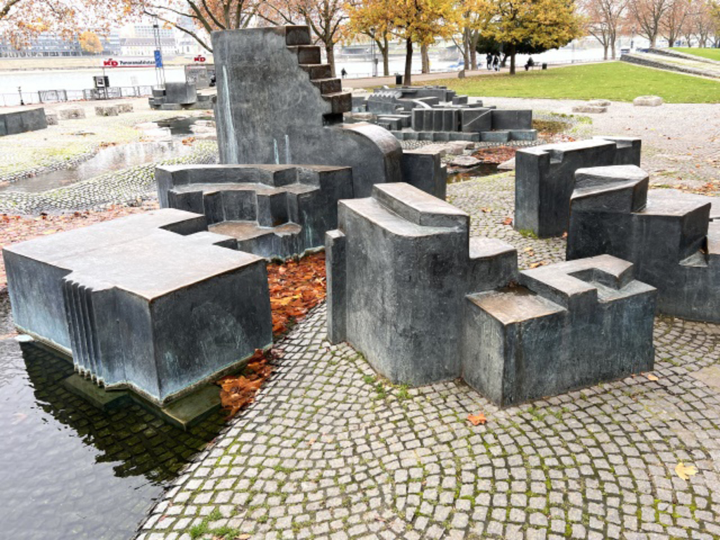 Paolozzibrunnen Detailansicht