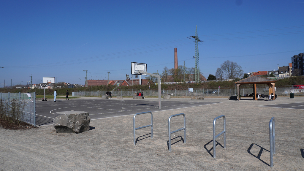 Blick auf den Sportpionierpark 