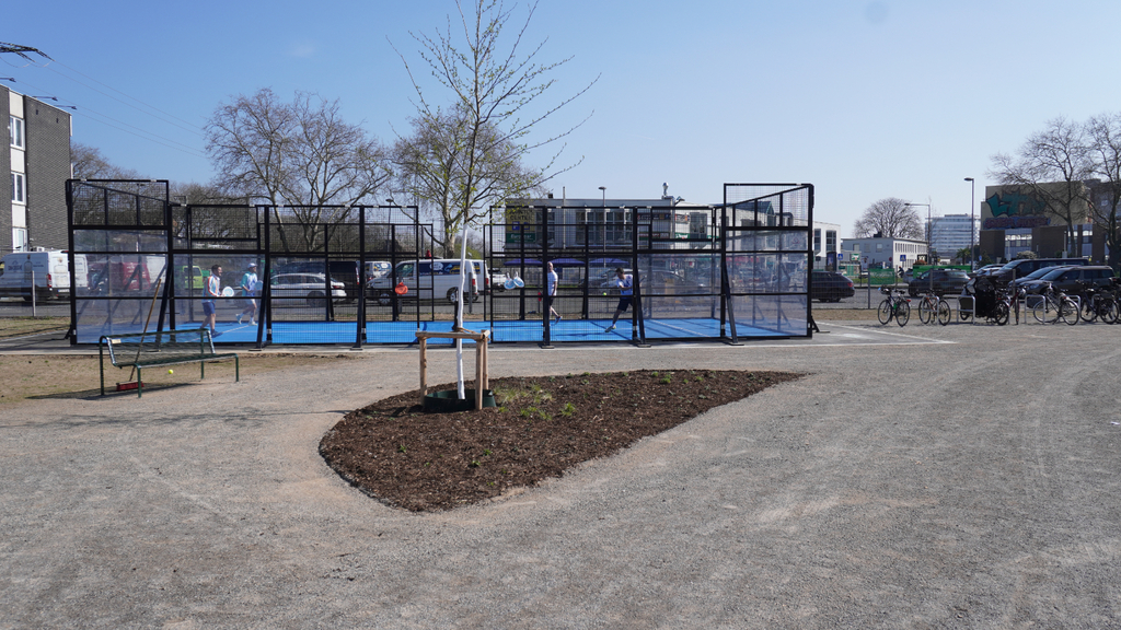 Blick auf den Sportpionierpark 