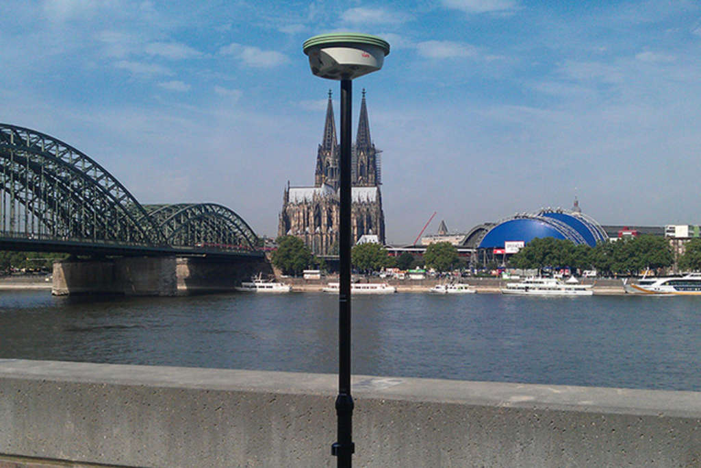 GPS-Vermessungen zwischen Kölner Dom und Musical-Dom