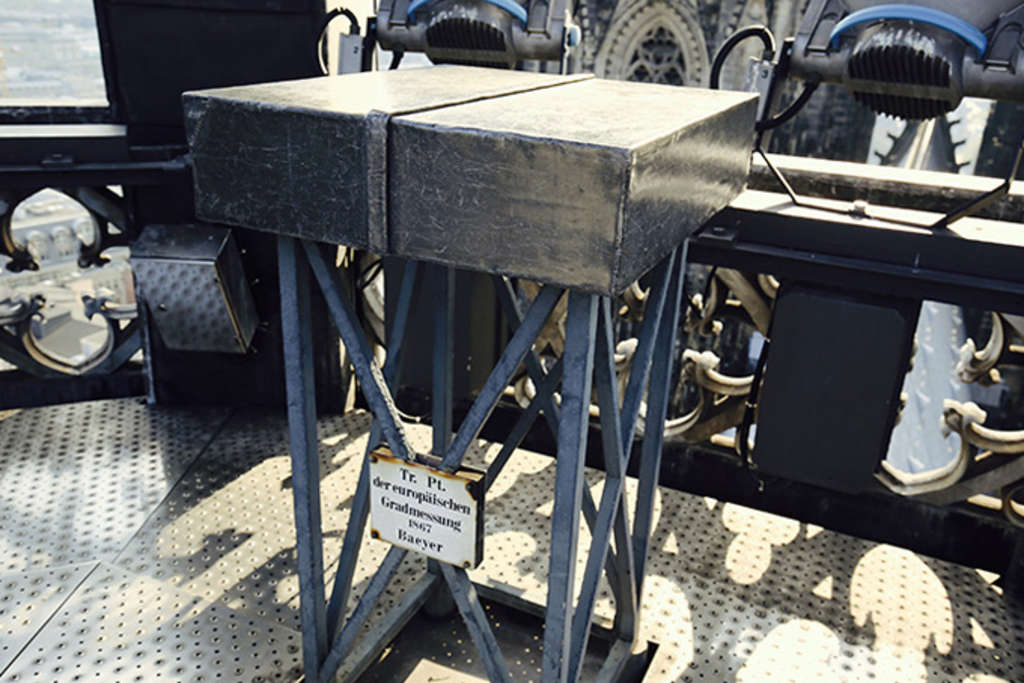 Nullpunkt des Soldner-Koordinatensystems "Kölner Dom (Dachreiter)"