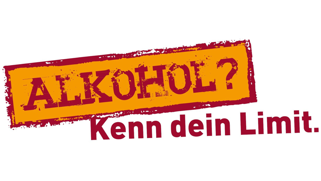 Schriftzug Alkohol? Kenn dein Limit., Link auf Feiern ohne Alkoholmissbrauch – Beratung für Eltern - Stadt Köln