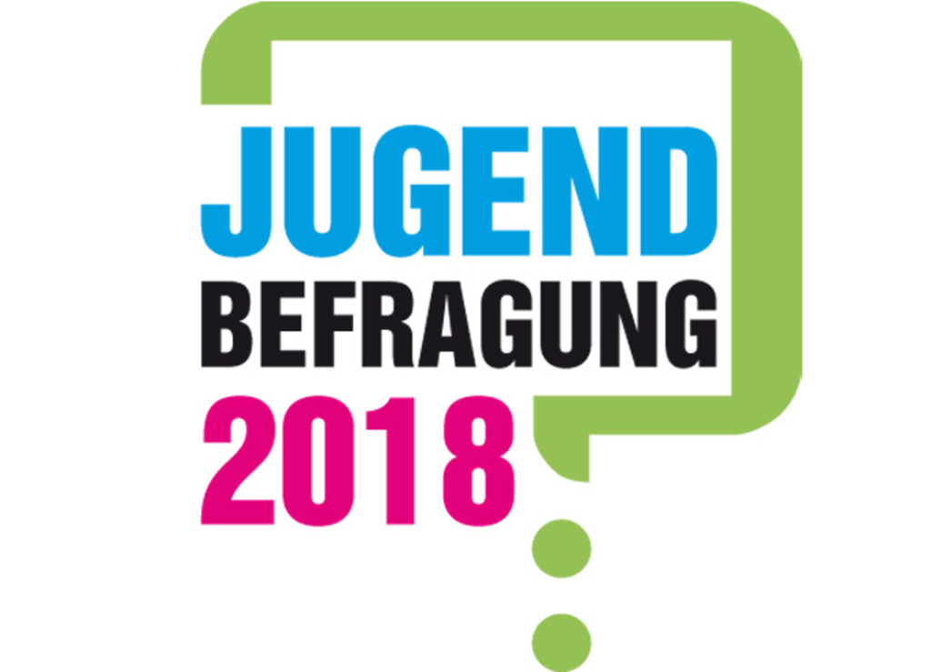 Logo mit dem Schriftzug Jugendbefragung 2018