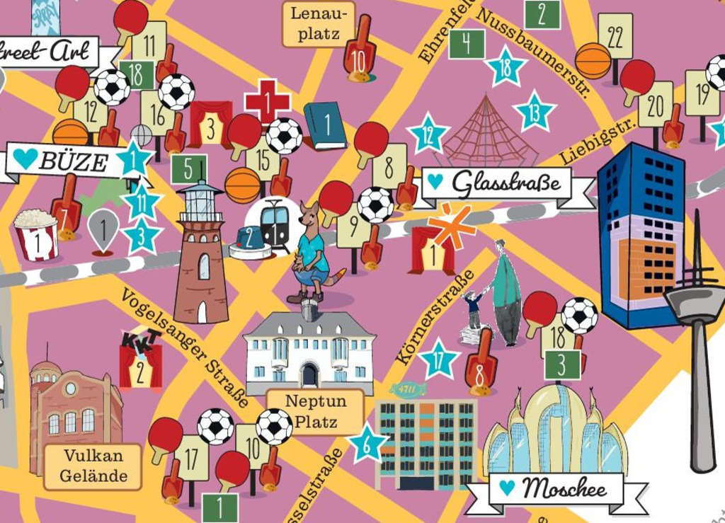 Stadtplan für Kinder - Stadt Köln