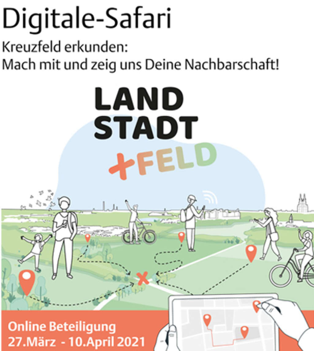 Veranstaltungsplakat zur Online-Beteiligung Digitale Safari