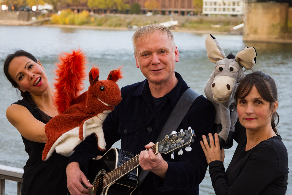 Foto mit dem Remmidemmi Engel Esel Ensemble
