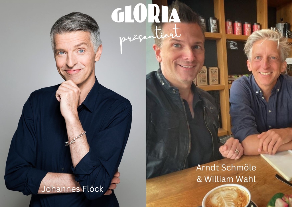 Collage mit Johannes Flöck (links) und Arndt Schmöle und William Wahl (rechts)