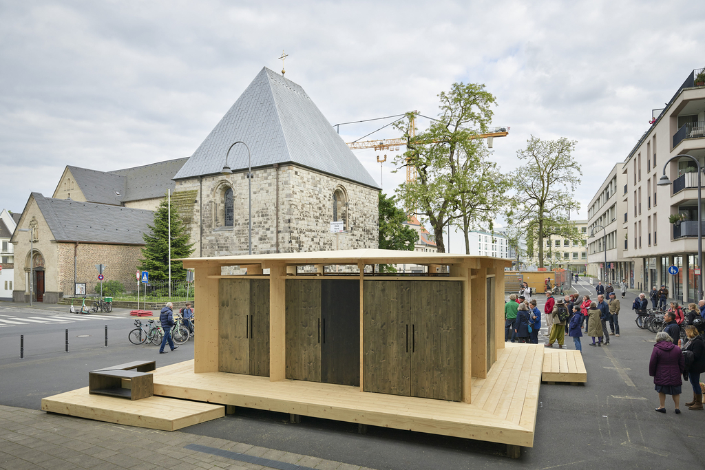 Foto von dem Gedenkpavillon am Waidmarkt