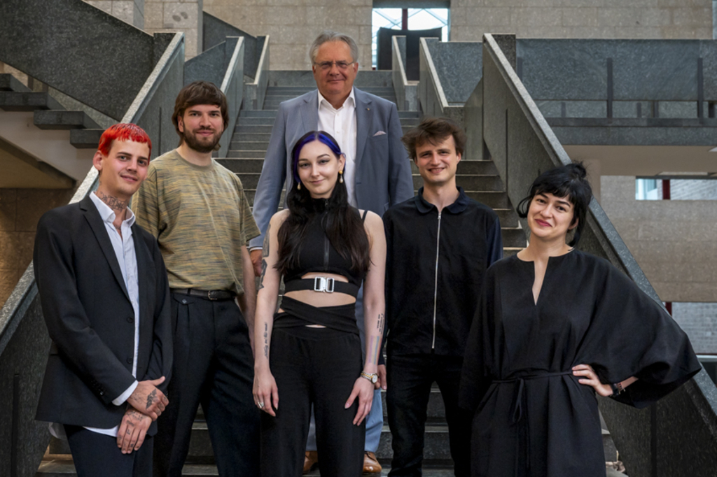 vlnr. Leif Berger, Danila Lipatov, Dr. Ralph Elster, Mirjam Kay Mashkour, Nicolas Kuhn, Cristiana Cott Negoescu