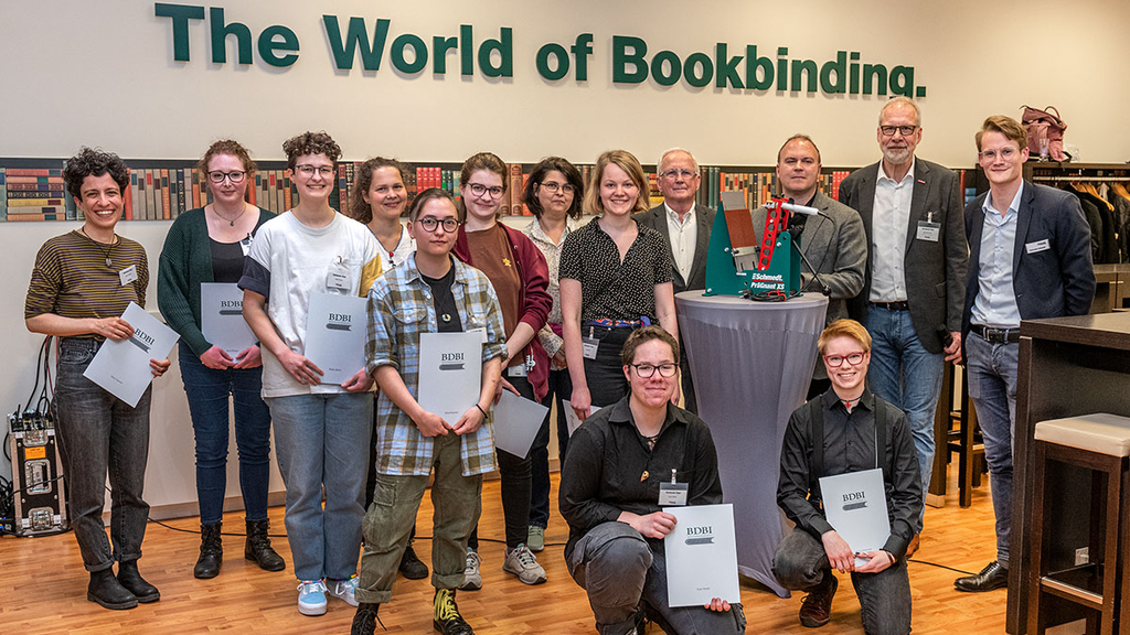 Preisträger*innen 2023 - Bucheinbandwettbewerb für Auszubildende