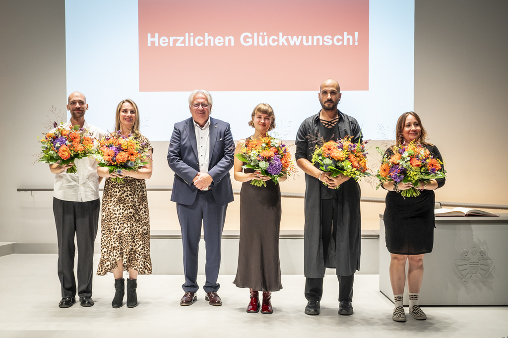 Die fünf glücklichen Preisträger*innen