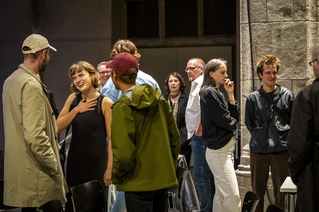 Gratulationen an die Preisträgerin