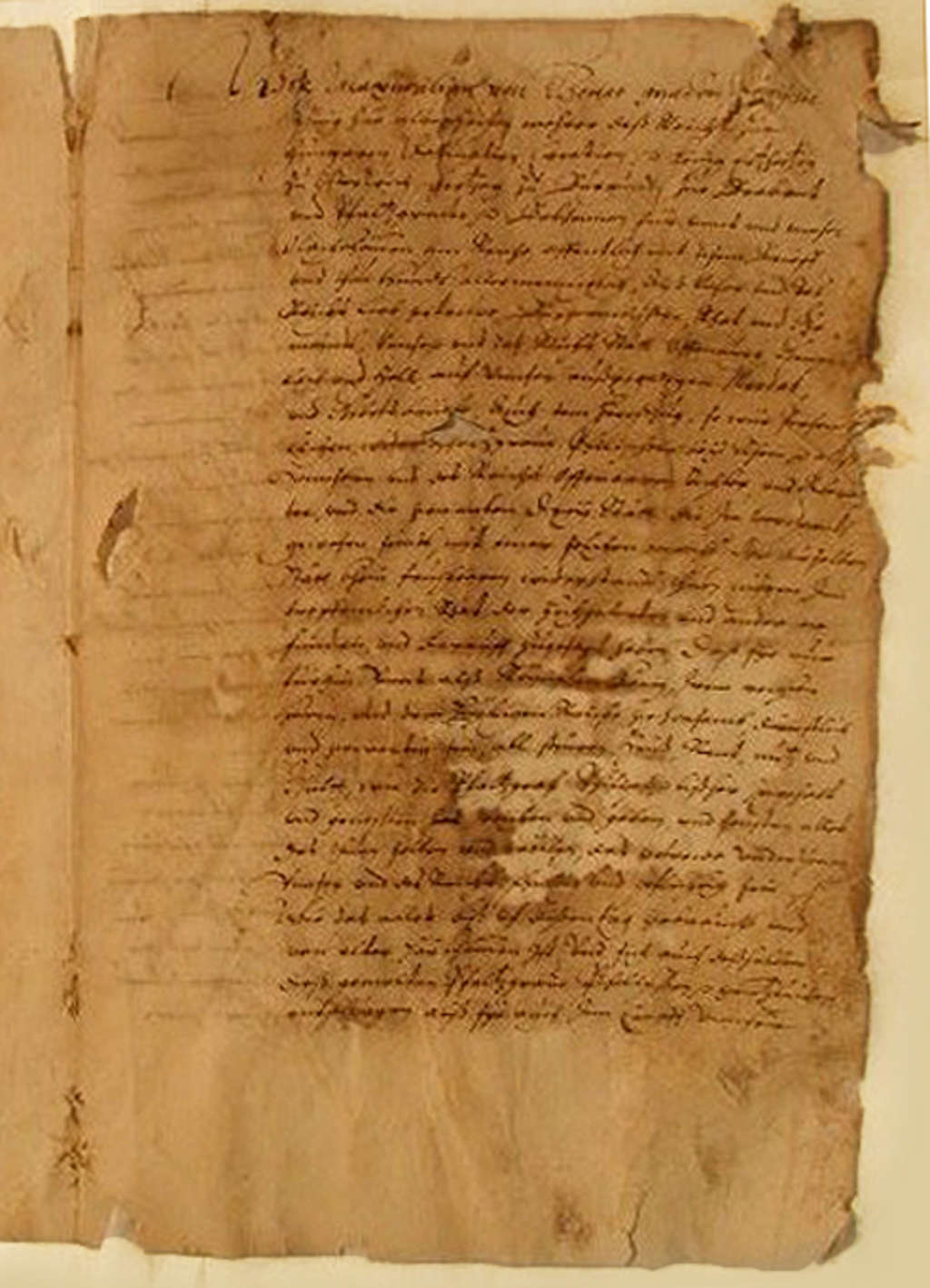 Kölner Schadensbilder - Schäden an Text- und Schriftbild