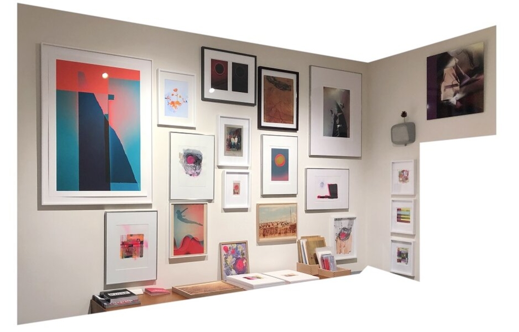 Galerie Lindemann Ausstellungsausschnitt