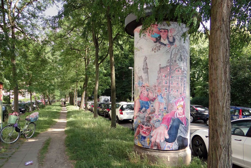 Bild der Kunstsäule von Tobias Schulenburg