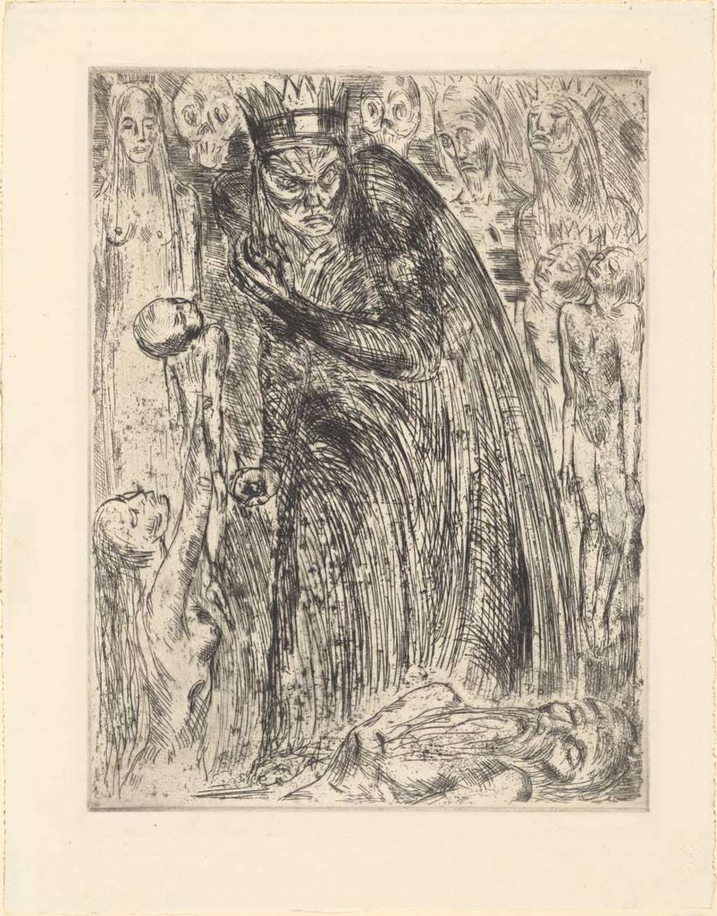 Radierung Lady Macbeth