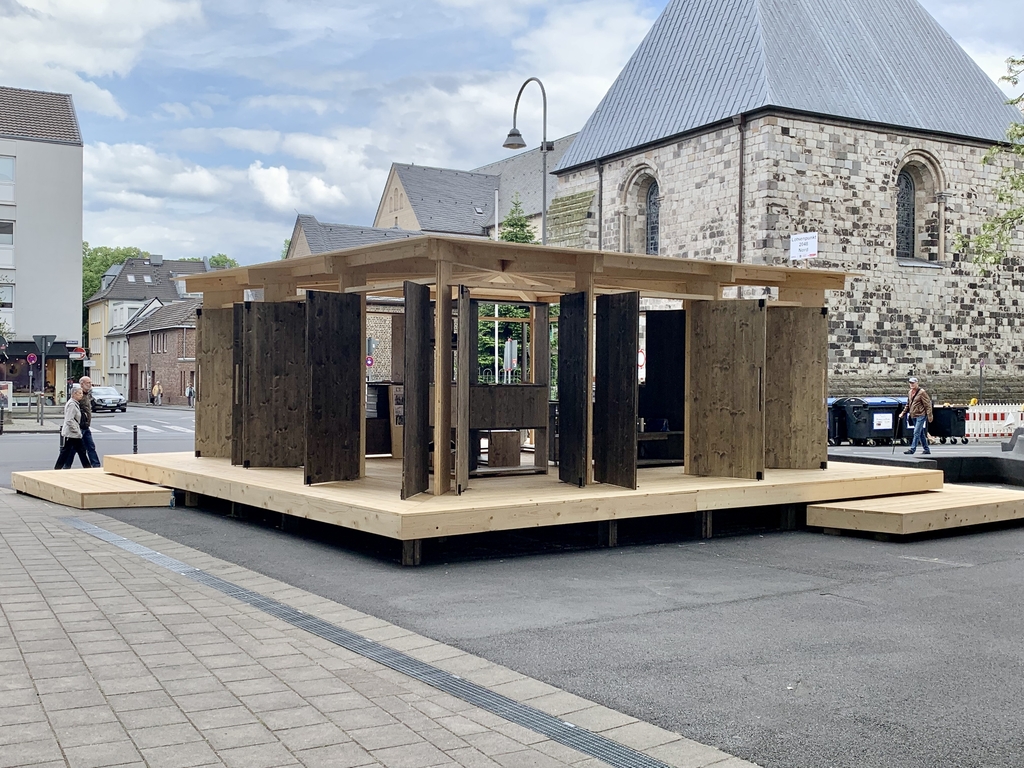 Foto von dem Gedenkpavillon am Waidmarkt