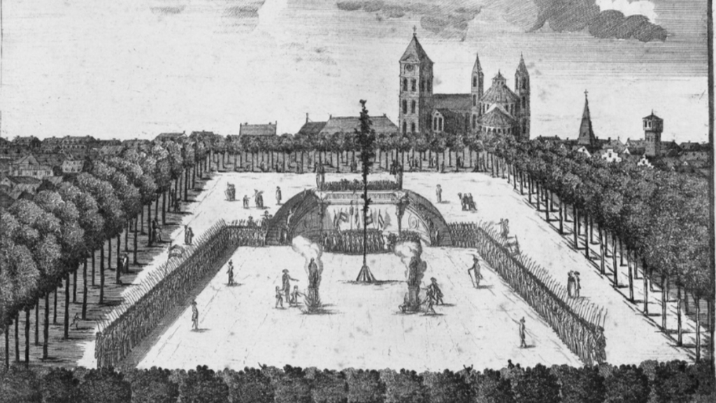 Graphische Darstellung des Neumarkts um 1804