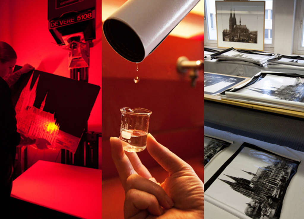 Arbeitsschritte für Handabzüge