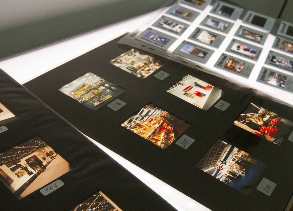 Negative und Kontakte der Bildstelle