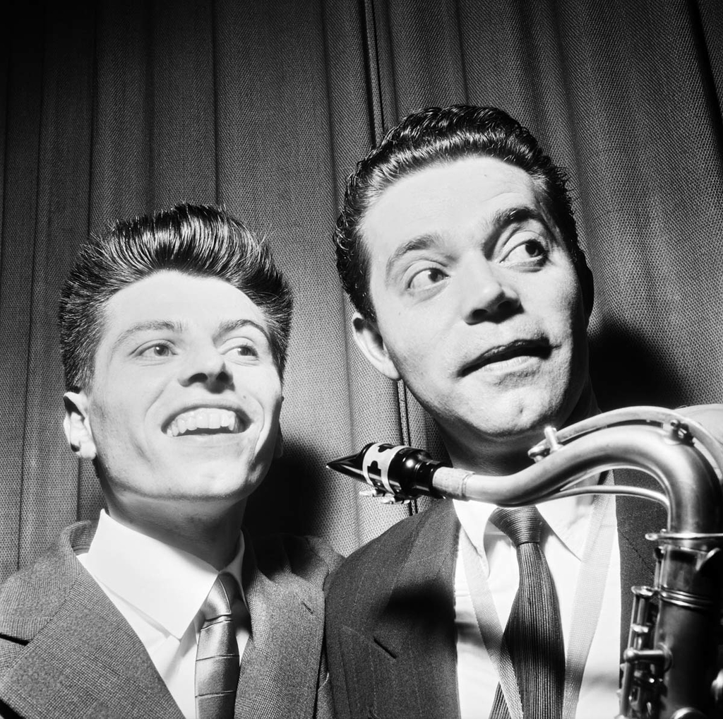 Pierluigi "Gigi" Campi zusammen mit dem Saxophonisten Joki Freund