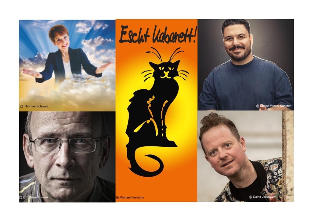 Ein zusammengeführtes Bild aus Fotos von 4 Personen