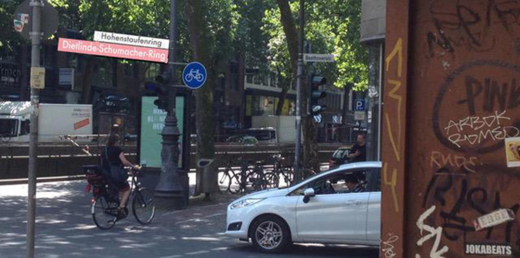 Blick auf den Hohenstaufenring