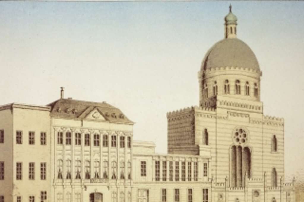 Synagoge in der Glockengasse, Köln, um 1859, Kölnisches Stadtmuseum