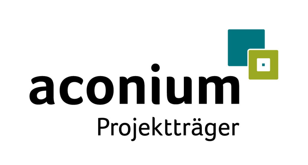 Logo aconium, Link auf Projektträger des Bundes