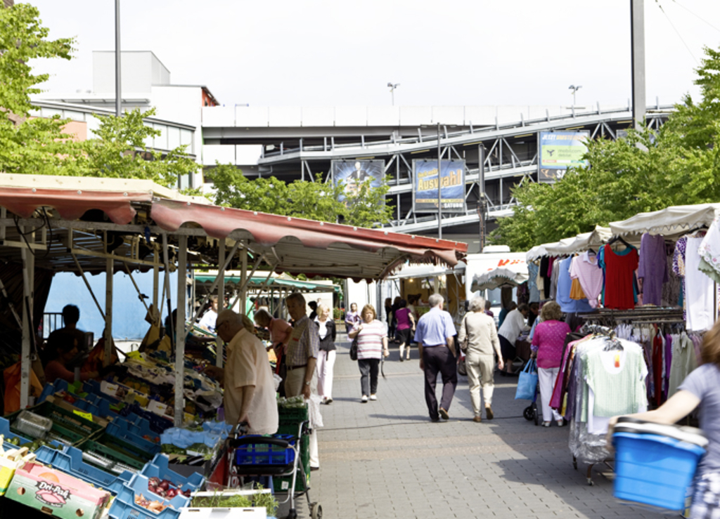 Wochenmarkt Porz, Bahnhofstraße