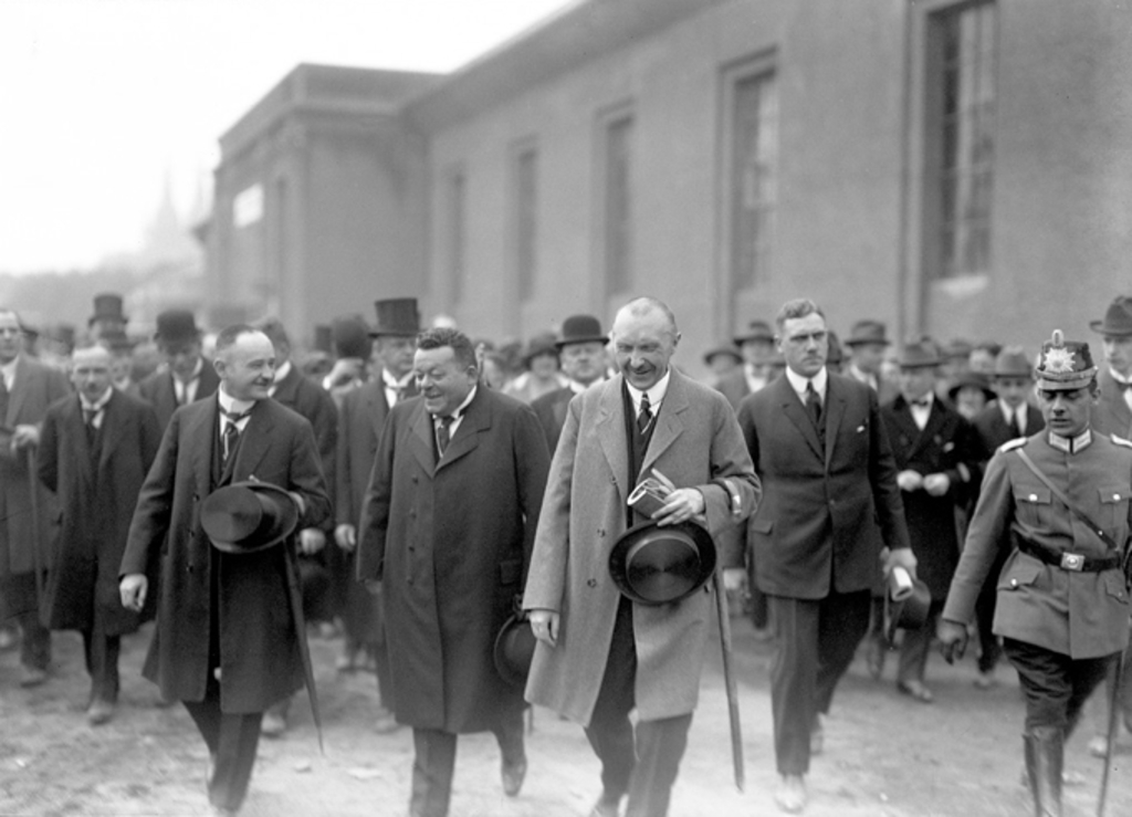 Matthäus: Messeeröffnung am 11. Mai 1924 durch Oberbürgermeister Konrad Adenauer und Reichspräsident Friedrich Ebert, RBA D000098