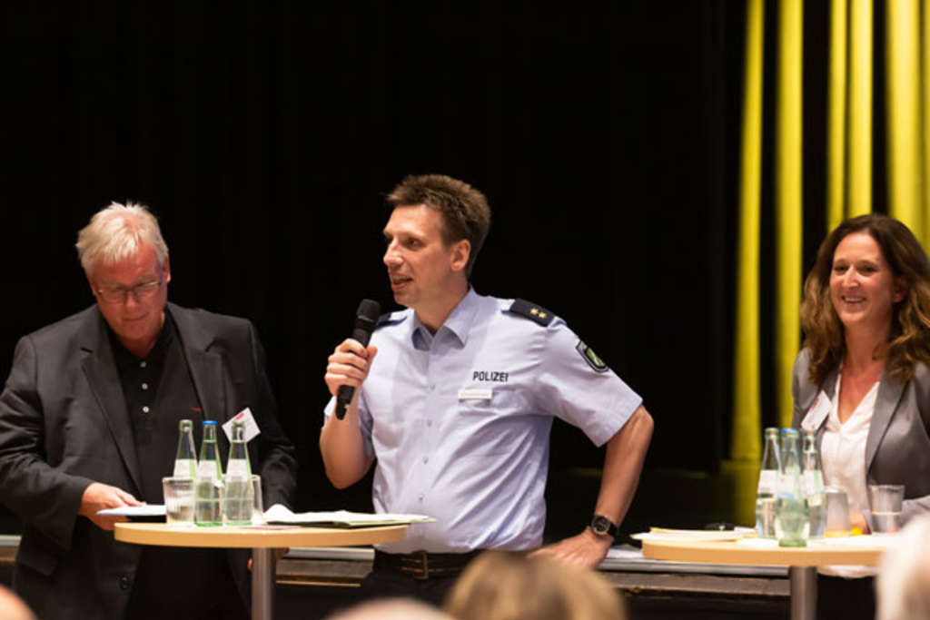 Stadtgespräch Porz am 11. Juni 2019: Markus Grommes (Polizeioberrat und Leiter der Führungsstelle Polizeiwache Kalk) 