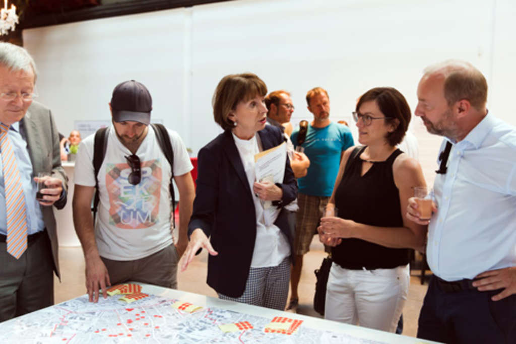 Stadtgespräch am 3. Juli 2018 in den BALLONI Hallen