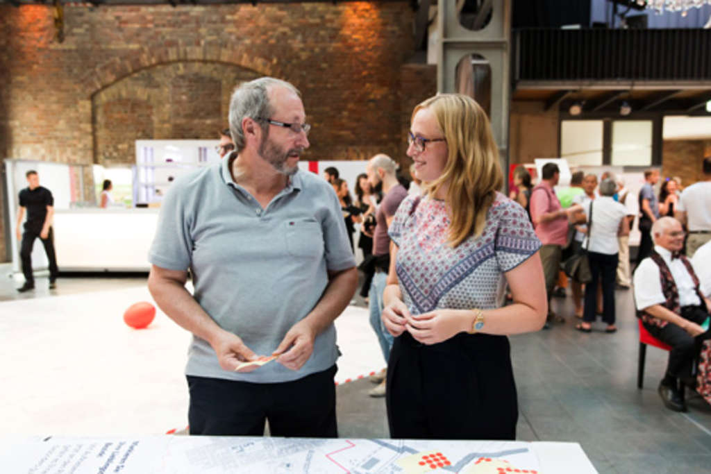 Stadtgespräch am 3. Juli 2018 in den BALLONI Hallen