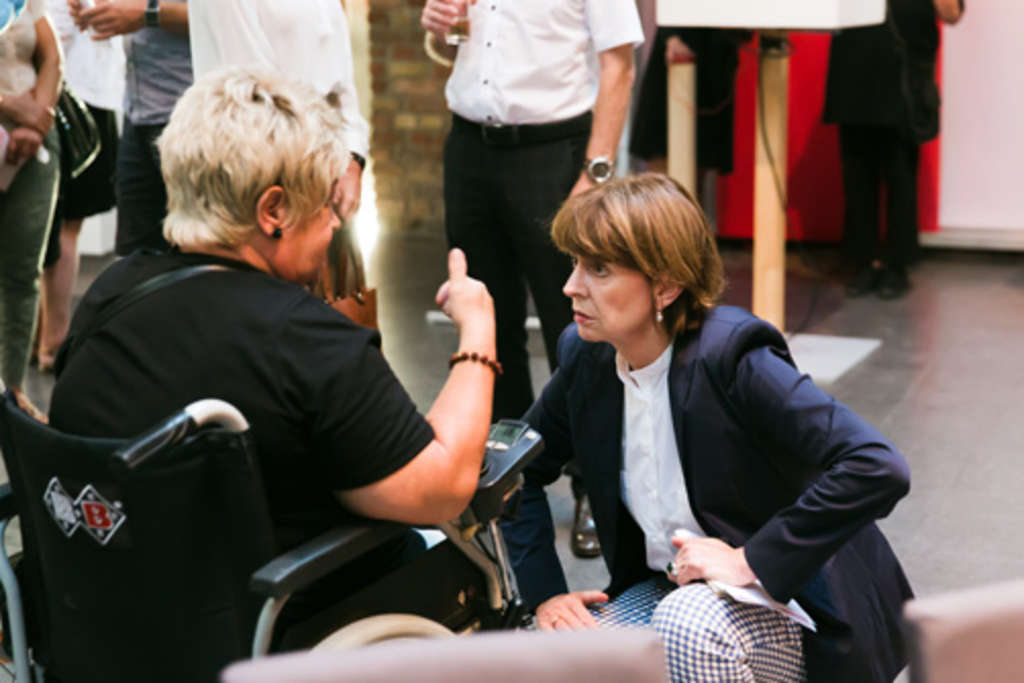 Stadtgespräch am 3. Juli 2018 in den BALLONI Hallen