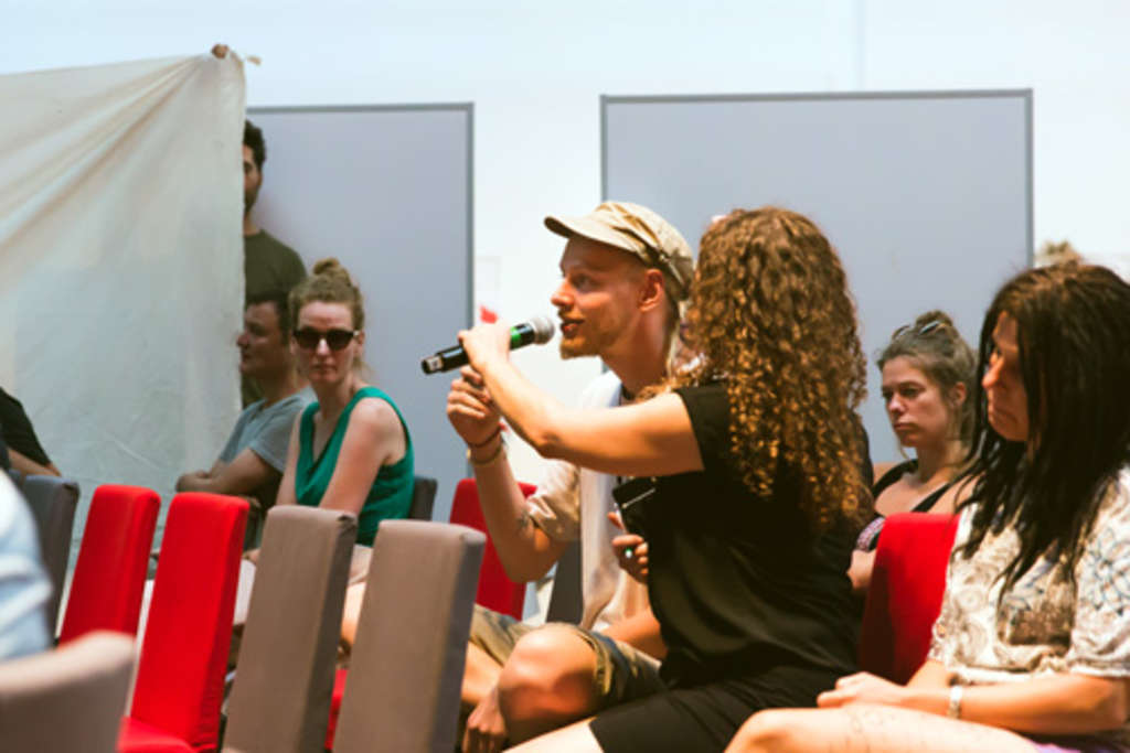 Stadtgespräch am 3. Juli 2018 in den BALLONI Hallen