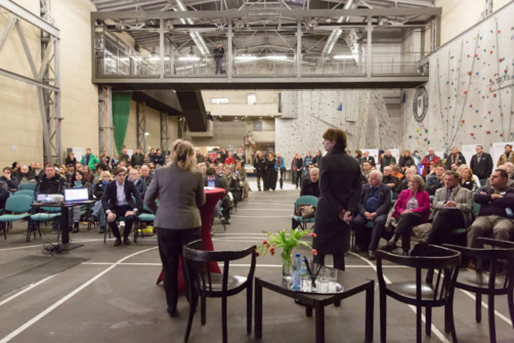 Stadtgespräch am 28. Februar 2018 in den AbenteuerHallenKALK