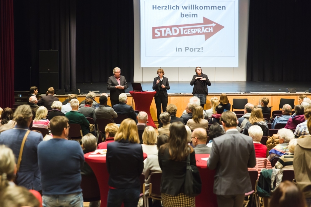 Stadtgespräch in Porz am 22.11.2017