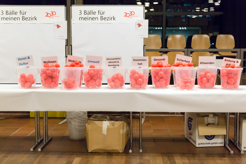3 Bälle für meinen Bezirk