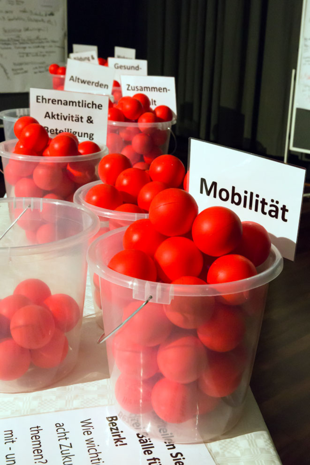 3 Bälle für meinen Bezirk