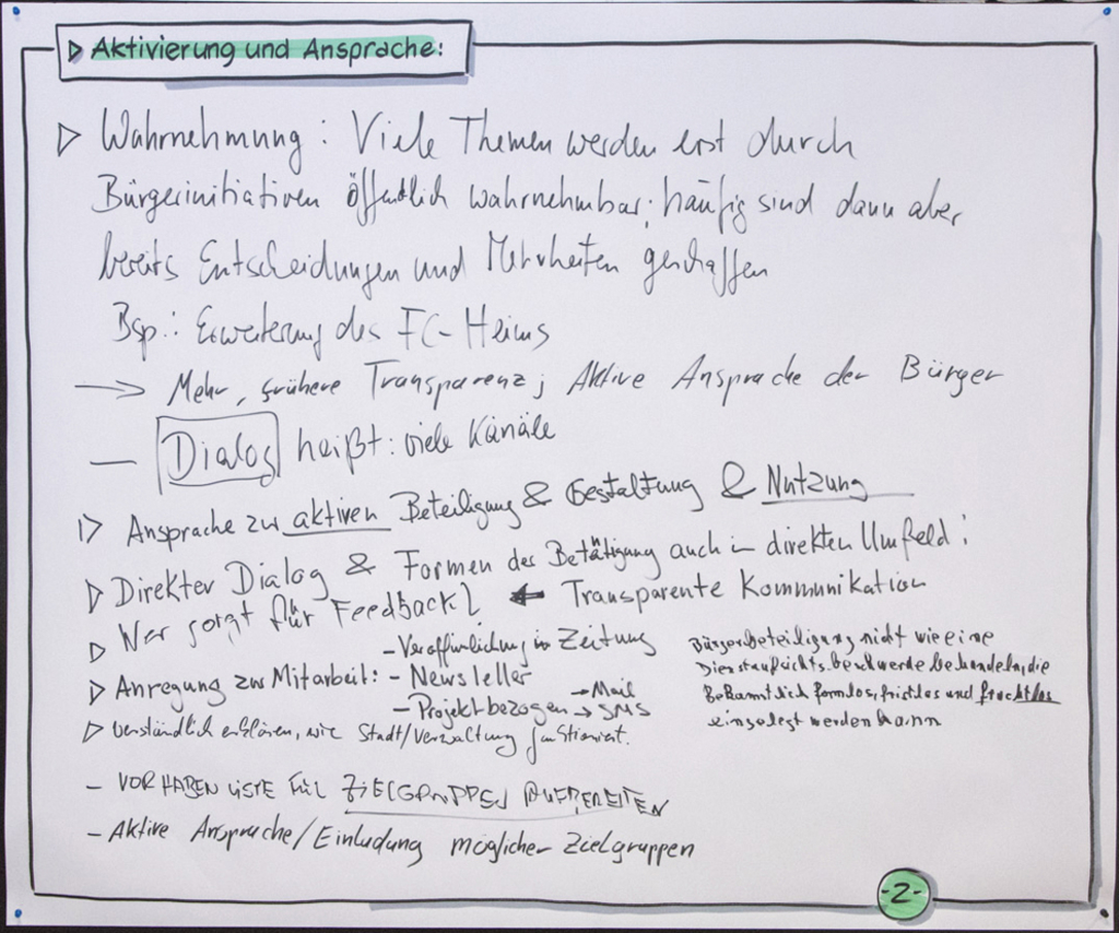 Aktivierung und Ansprache 2