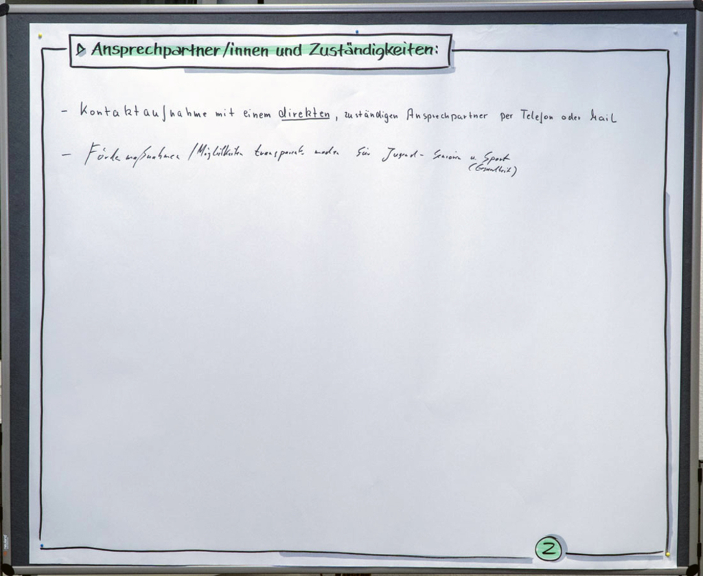 Ansprechpartner und Zuständigkeiten 2