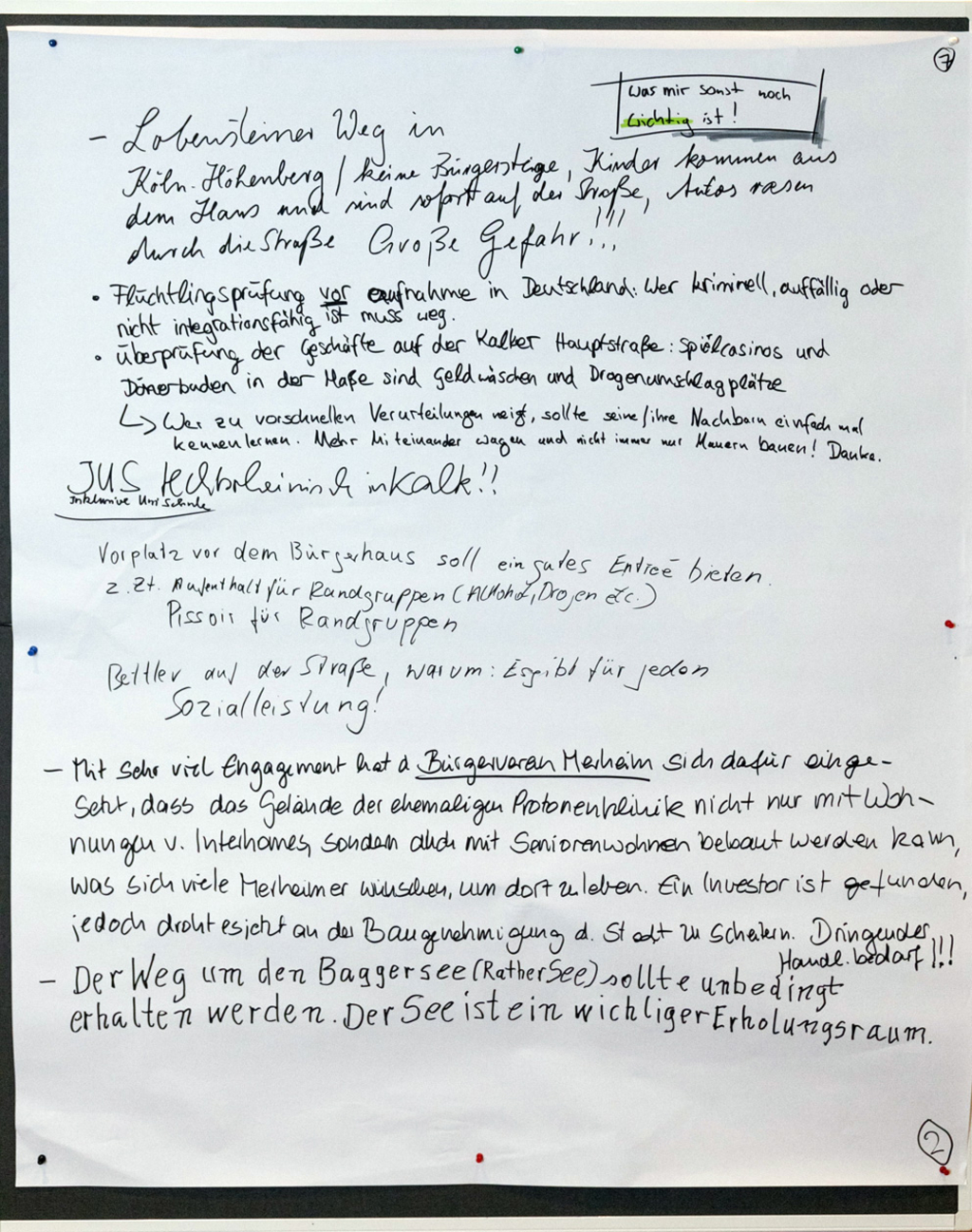 Was mir sonst noch wichtig ist 2